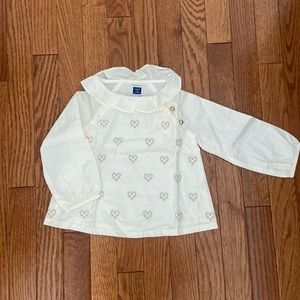 Baby girl 18-24 month heart top Janie and Jack